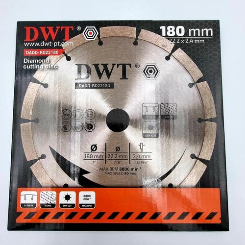 DWT Диск алмазний 180*2,4*22,2 (сегмент) DADD-RD22180
