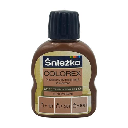 SNIEZKA COLOREX Універсальний пігментний концентрат 100мл. №74 (коричневий)