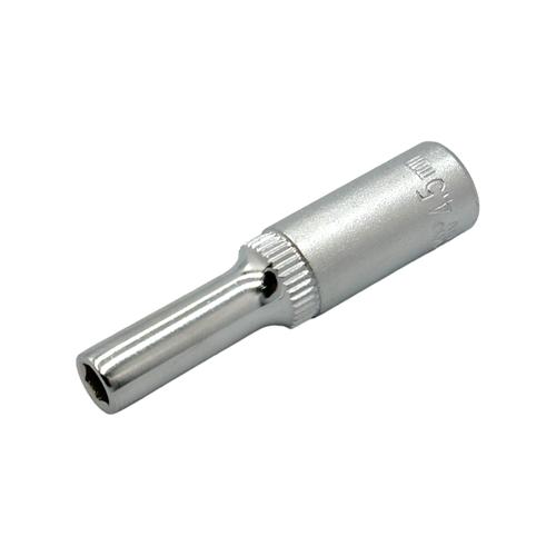 YATO Головка шестигранна подовжена  Cr-V 1/4 M=4,5мм., L=50мм. YT-1414