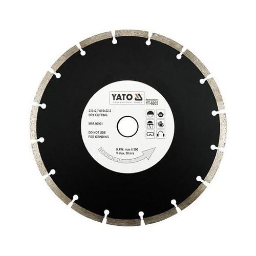 YATO Диск алмазний 230*2,7*22,2 (сегмент) YT-6005