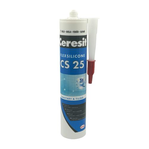 Ceresit CS25 Силіконовий герметик для швів БІЛИЙ (1)