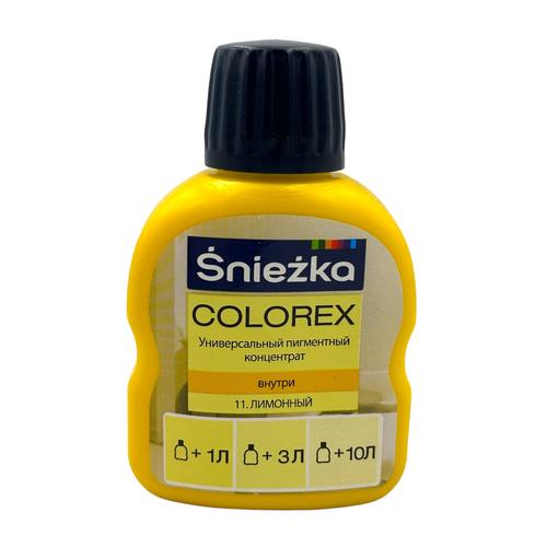 SNIEZKA COLOREX Универсальный пигментный концентрат 100 мл. №11 (лимонный)