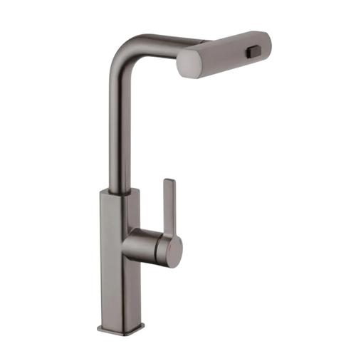 MIXXUS Premium HAMMER 014 GRAPHITE Змішувач для кухні з висувним виливом