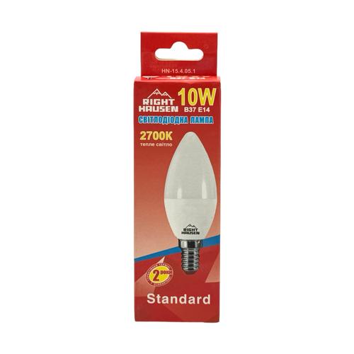 RightHausen LED-Лампа свічка 10W E14 2700K HN-154051