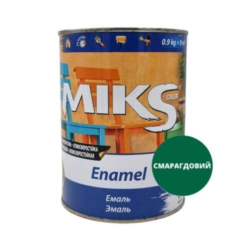 MIKS Емаль алкідна ПФ-115  0,9кг. (СМАРАГДОВИЙ)