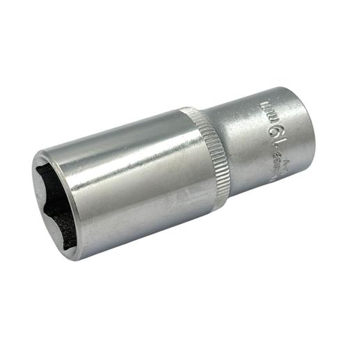 YATO Головка шестигранна подовжена Cr-V 3/8 M=19мм., L=63мм. YT-3833