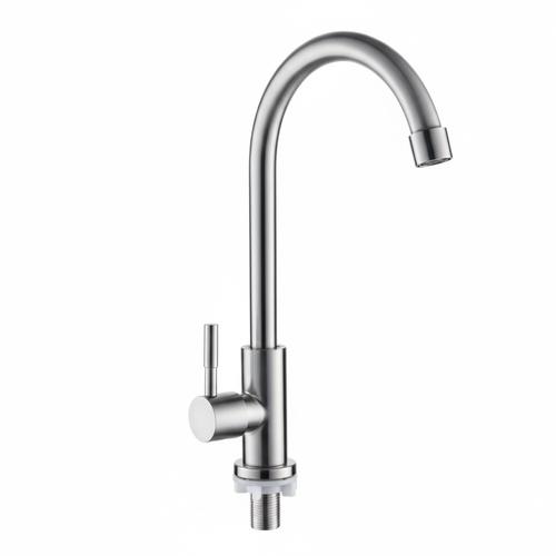 ZERIX MONO-01.SUS Монокран для холодної води з нерж. сталі SUS304 (ZX4708)