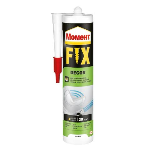 Момент FIX DECOR Клей монтажний 400г.