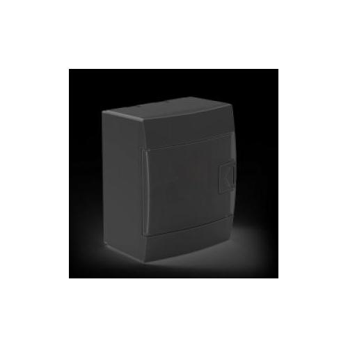 HOROZ Щиток під 4 автомата зовнішній (чорний) Surface Mounted-4