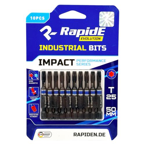 RAPIDE IMPACT Біта T25 50мм. (уп./10шт.) RAHФ-00001750