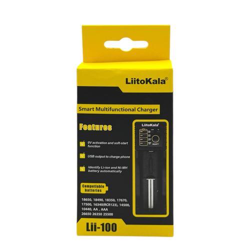 LiitoKala Lii-100 Зарядний пристрій для акумуляторів