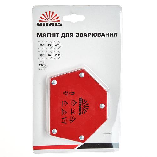 VITALS Магнит для сварки трапеция 23кг (30-135°) 155087