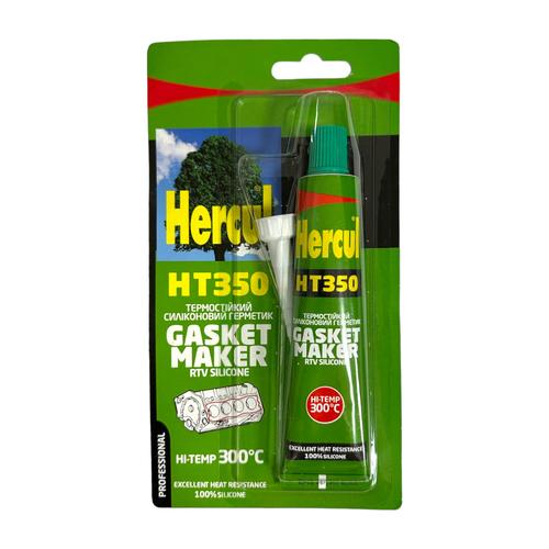 HERCUL HT350 GASKET MAKER Термостійкий силіконовий герметик формувач прокладок 300°C 50мл. (чорний) HS113