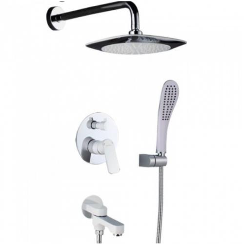 GAPPO G7148-8 (NOAR) ванна встроенный 3х функц. Ø35 (белый\хром)