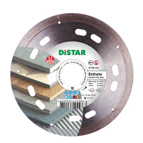DISTAR 1A1R ESTHETE Диск алмазний 125x1,1/0,8x8x22,23мм. 11115421010