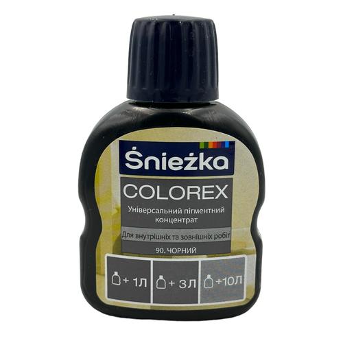 SNIEZKA COLOREX Універсальний пігментний концентрат 100мл. №90 (чорний)
