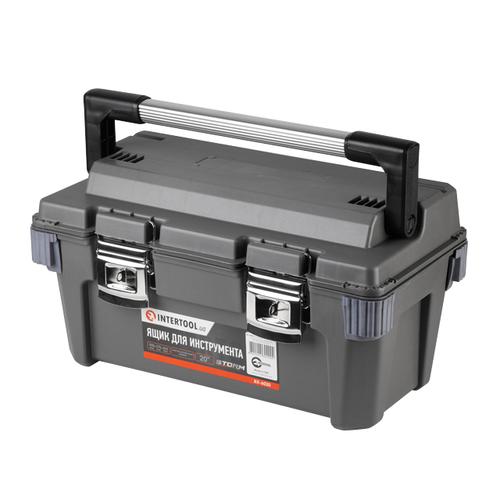 INTERTOOL Ящик для инструмента с металлическими замками 20 500x275x265 мм BX-6020