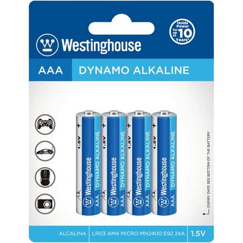 WESTINGHOUSE AAA/LR3 1,5V ALKALINE (уп./4шт.)