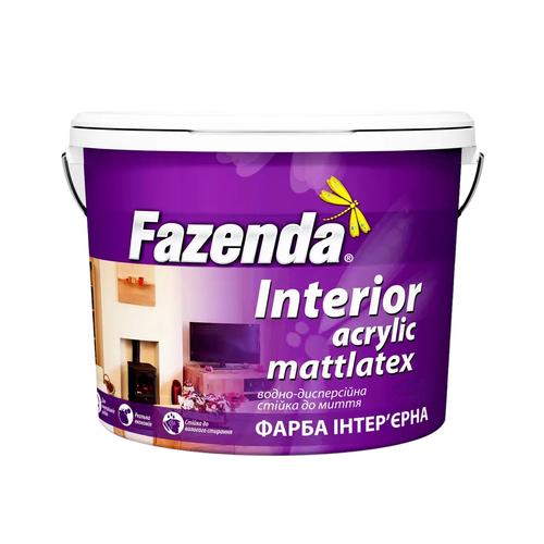 FAZENDA INTERIOR ACRYLIC MATTLATEX Краска интерьерная 12,6 кг.