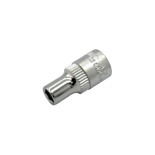 YATO Головка шестигранна  Cr-V 1/4 M=5мм., L=25мм. YT-1403