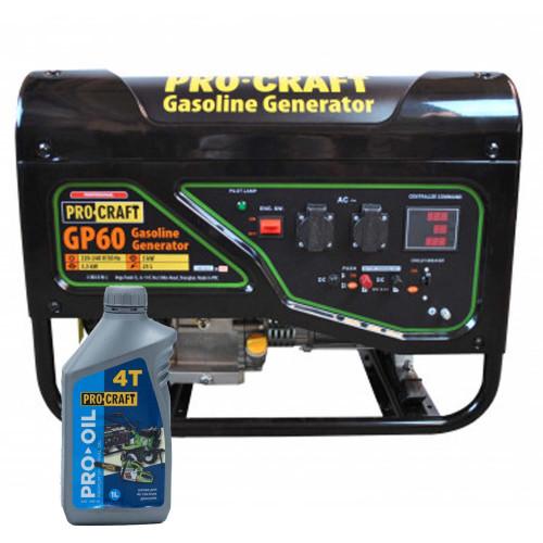 PROCRAFT Генератор бензиновый GP60 UNIVERSAL