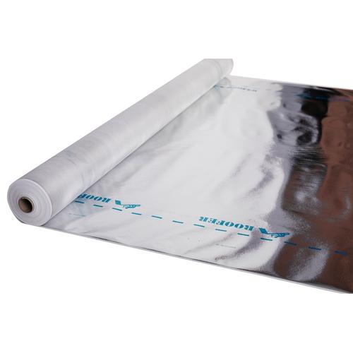 Roofer ALUMINIUM100 Пароізоляційна мембрана металізована 90г/м2 1.6*35м.кв.