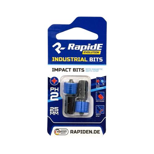 RAPIDE IMPACT Біта PH2 25мм. з обмежувачем (уп./2шт.) RAHФ-00002055