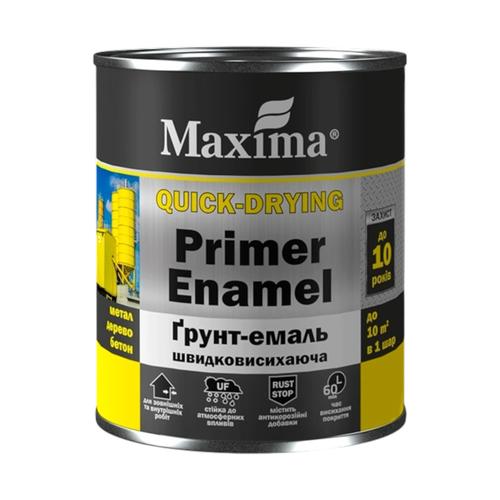 Maxima Грунт-эмаль быстросохнущая 2,5кг. (ЧЕРНАЯ МАТОВАЯ)