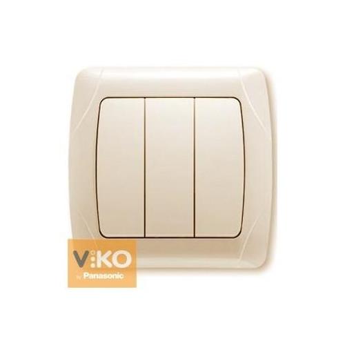 VIKO CARMEN Вимикач внутрішній 3-й (кремовий) 90562068