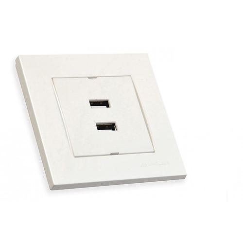 MUTLUSAN RITA Механізм розетки внутр. 2*USB (біла) 47-01-45
