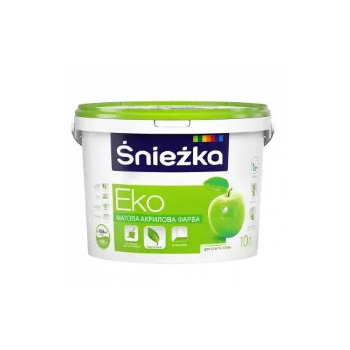 SNIEZKA ECO Фарба акрилова для стін та стель 14кг.
