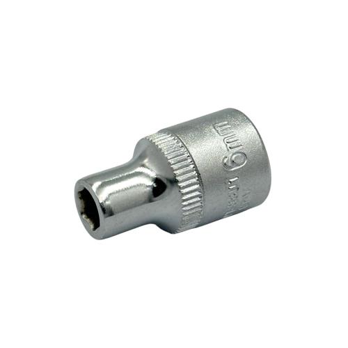YATO Головка шестигранная Cr-V 3/8 M=6мм., L=28мм. YT-3801