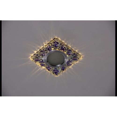 Точечный светильник с led-подсвет. MR16 7711WH+PP