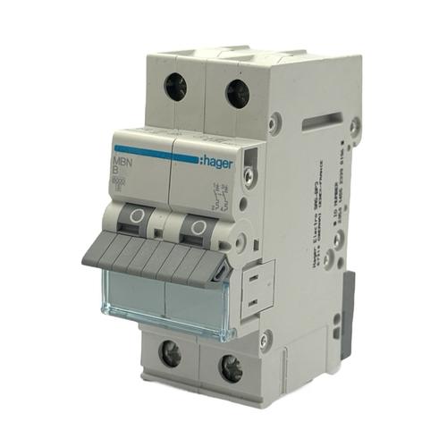 Hager Автоматичний вимикач 2P 40A «B» 6kA MBN240