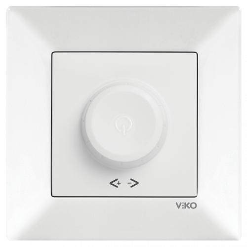 VIKO MERIDIAN Выключатель внутренний димерный 600W (белый) 90970020-WH