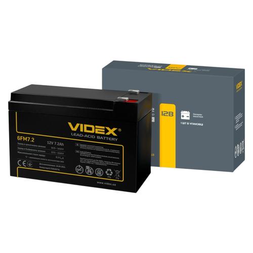 VIDEX Аккумулятор свинцово-кислотный 12V/7.2Ah 6FM7,2