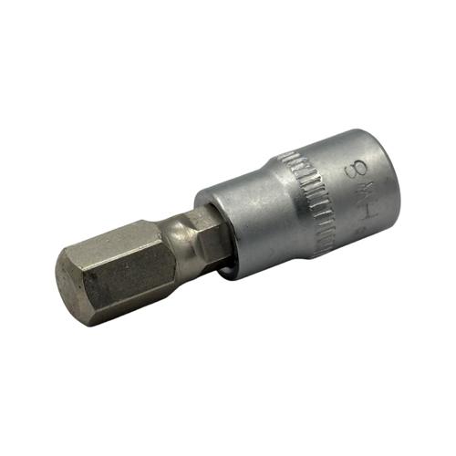 YATO Головка торцева Cr-V 1/4 HEX M8 L=37мм. YT-04375