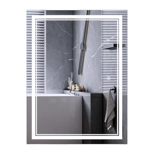 MIXXUS Premium QUADRO MR20-80x60-REVERSE Дзеркало (LED Touch, Anti-fog, димер) (MP6619)