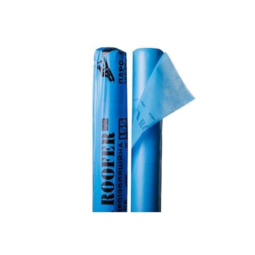 Roofer L55 Універсальна двошарова не паропроникна мембрана 55г./м2, 1.6*70м.кв. (блакитна)