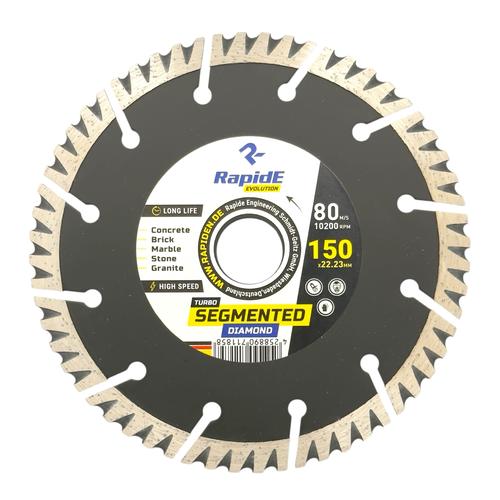 RAPIDE TURBO SEGMENT Диск алмазний Ø150*22,2мм. R1185 RAHФ-00002192