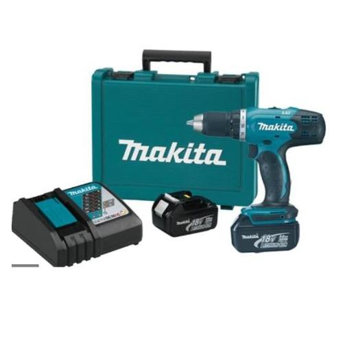 Makita Шуруповёрт аккум. LXT,42/27 Нм., 3Ач*2шт., DC18RC, ,(быстр.заряд.),(кейс.) DDF453RFE
