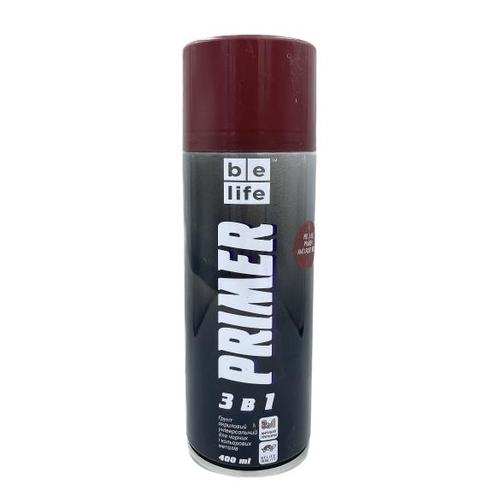 BeLife Primer Universal Грунт акриловый универсальный 3в1 №168 (красно-коричневая) 400 мл.