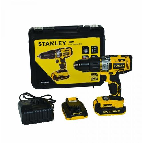 STANLEY Шуруповерт аккум. ударный 18V 2A/h STDC18LHBK-RU