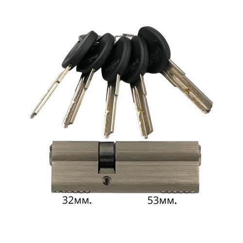 IMPERIAL Цилиндр ключ-ключ 32*53 (никель) ZC 85 32/53 SN