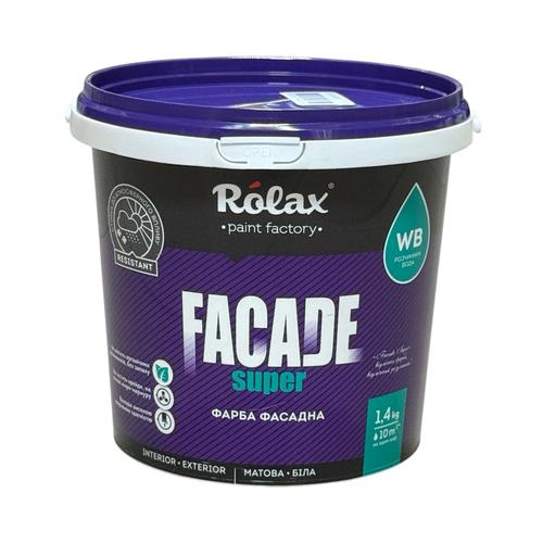 ROLAX FACADE SUPER Краска фасадная база С 1,4 кг.