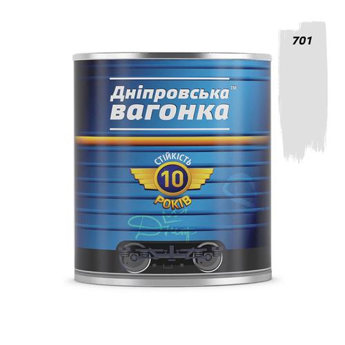 ДНІПРОВСЬКА ВАГОНКА Емаль ПФ-133 0,9л. СВІТЛО-СІРИЙ (701)