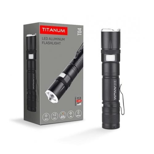 TITANUM Портативный светодиодный фонарик 300Lm 6500K TLF-T04