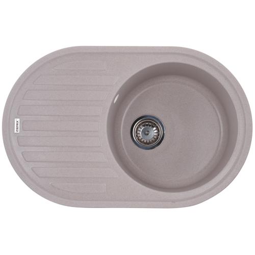ZERIX ZS-7750R-06 Мийка гранітна 760*500мм. (бежова)