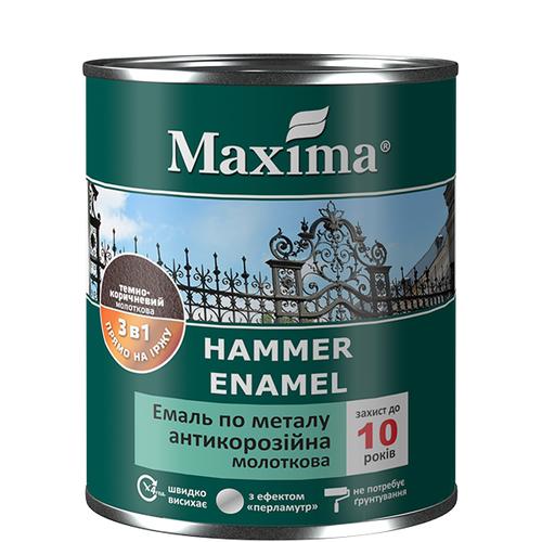 Maxima Емаль молоткова по металу 3в1 0,75л. (АНТРАЦИТ)