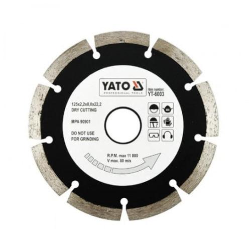 YATO Диск алмазний 125*2,2*22,2 (сегмент) YT-6003